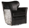 Kato leather Swivel Chair with Salt Pepper HOH