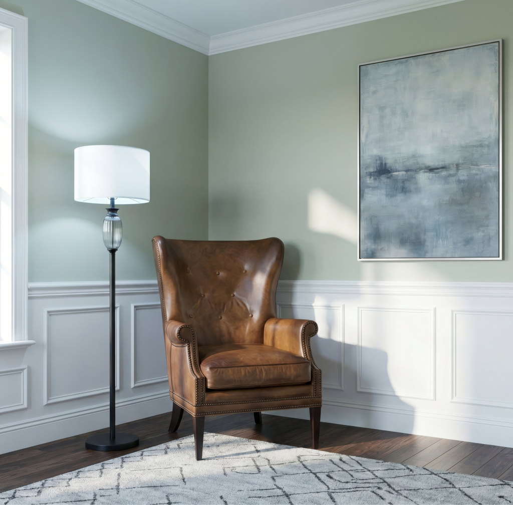 Maya Wing Club Chair Side