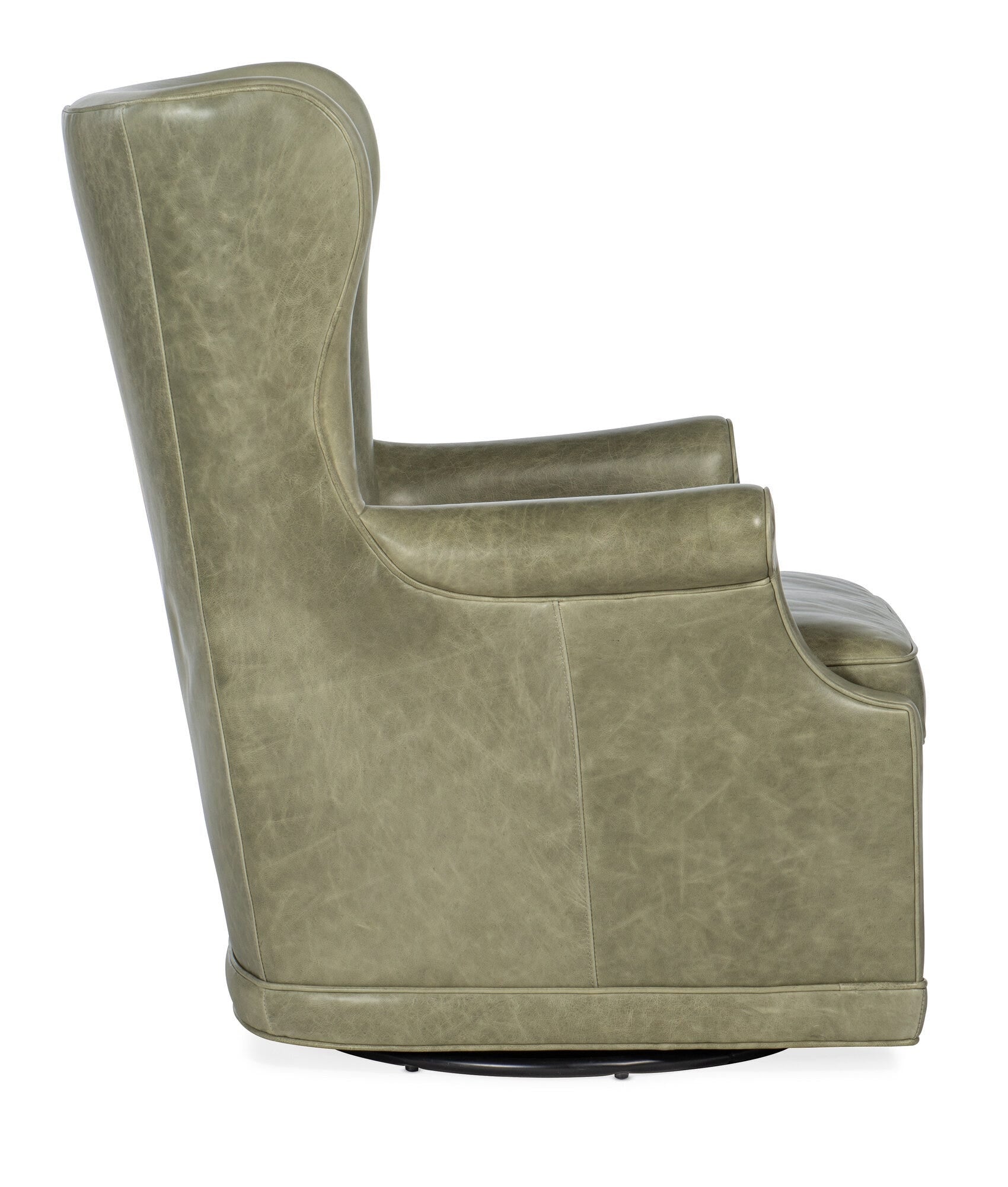 Mai Wing Swivel Club Chair - Side