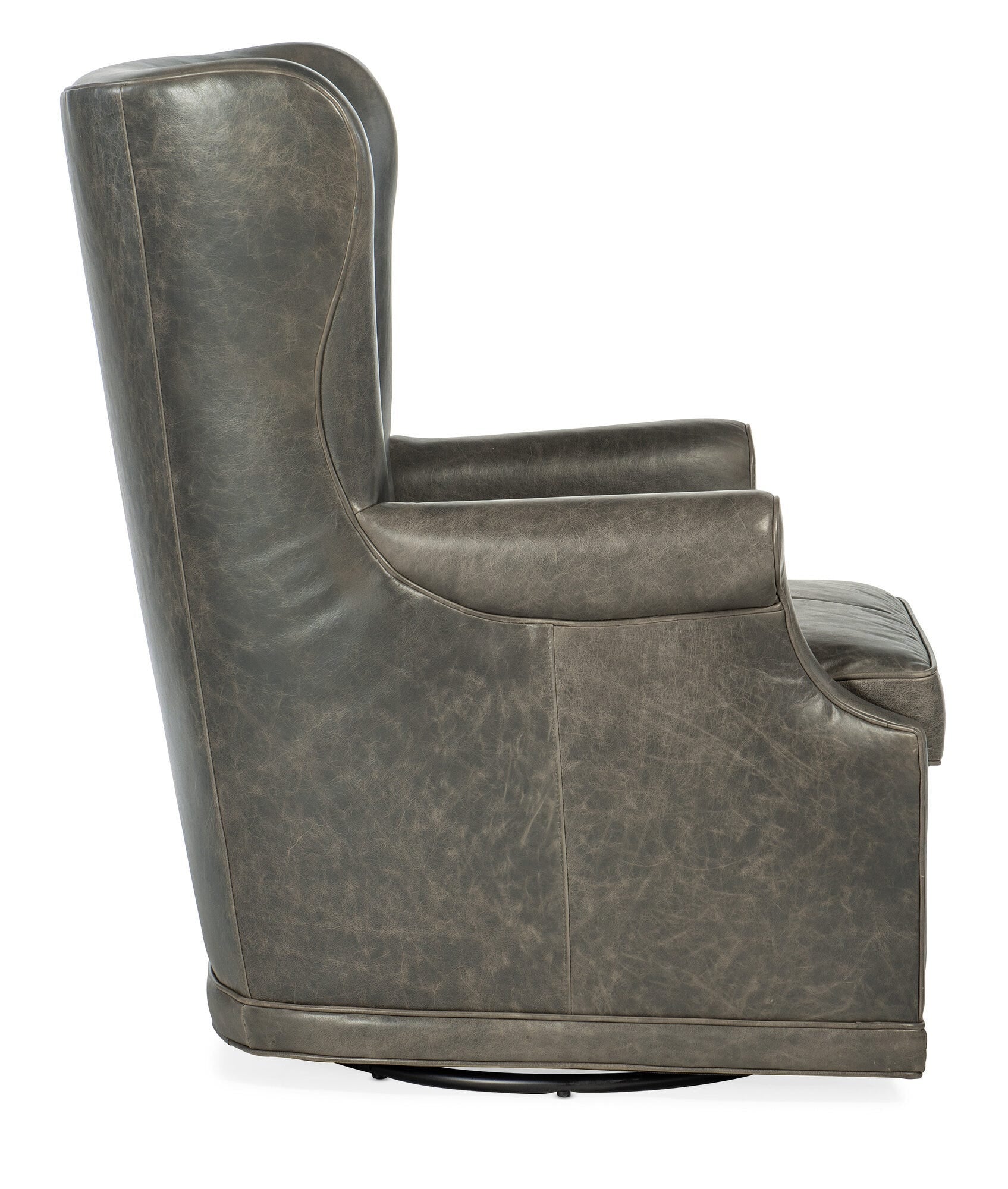 Mai Wing Swivel Club Chair - Side