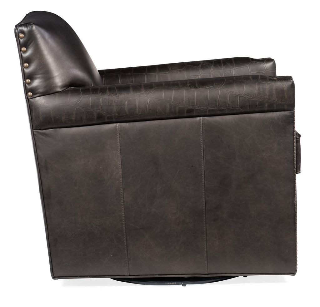 Potter Swivel Club Chair - Side