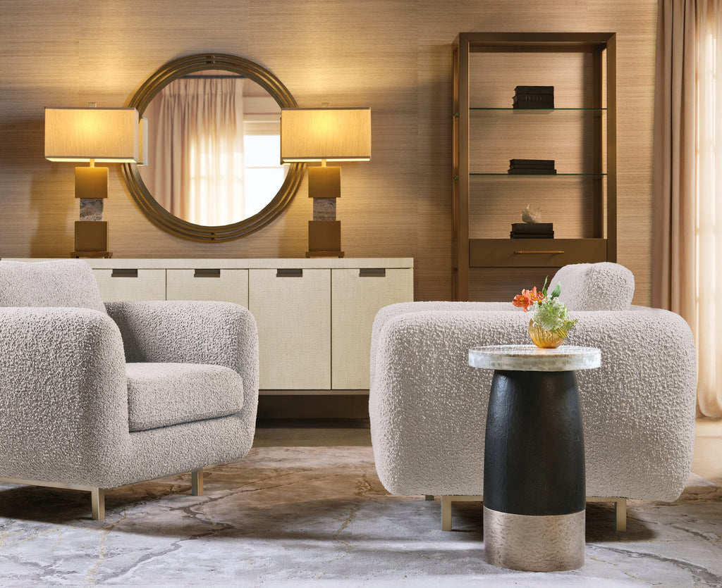 Dawson Hidden Swivel Accent Chair - Room Image 1