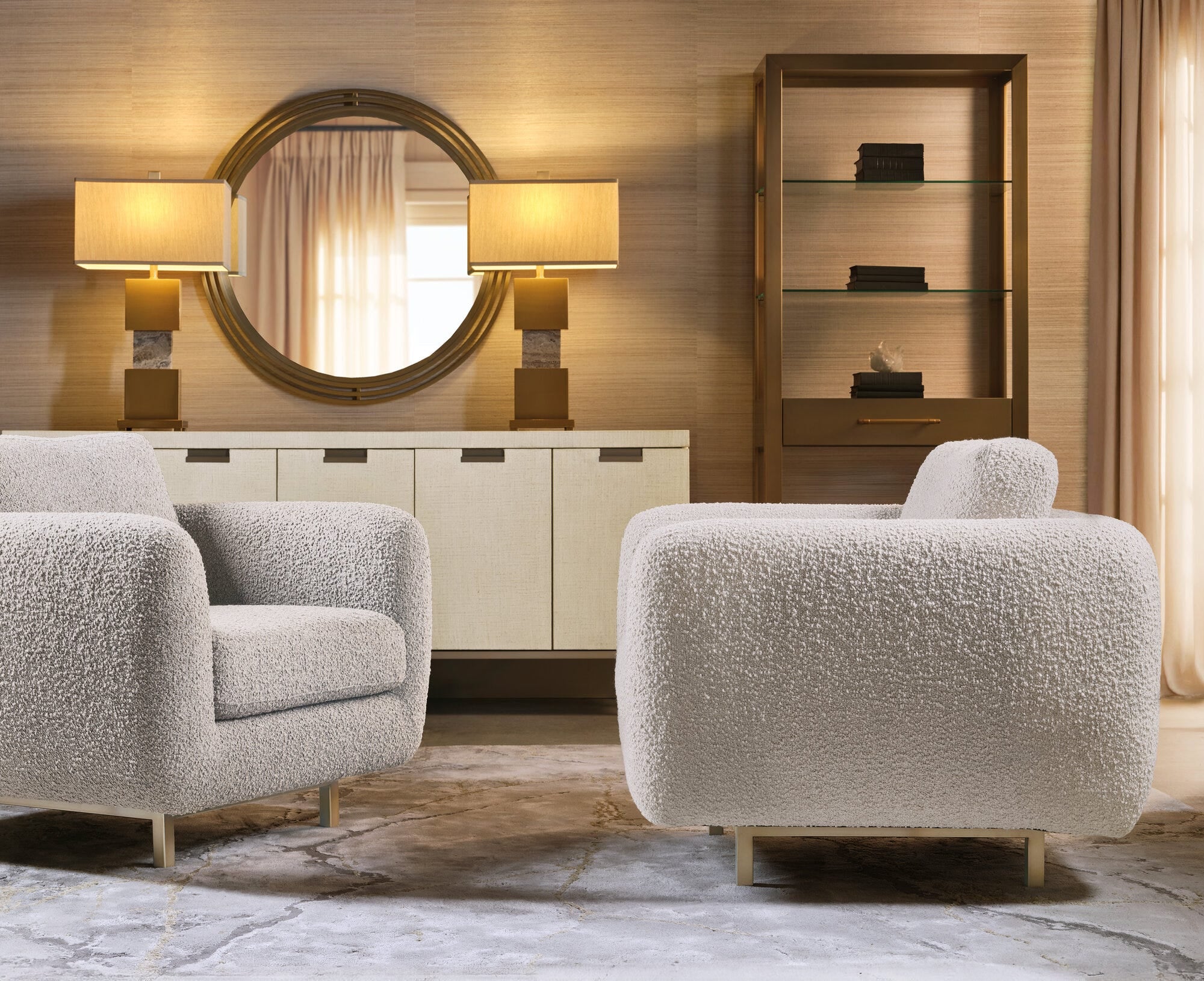 Dawson Hidden Swivel Accent Chair