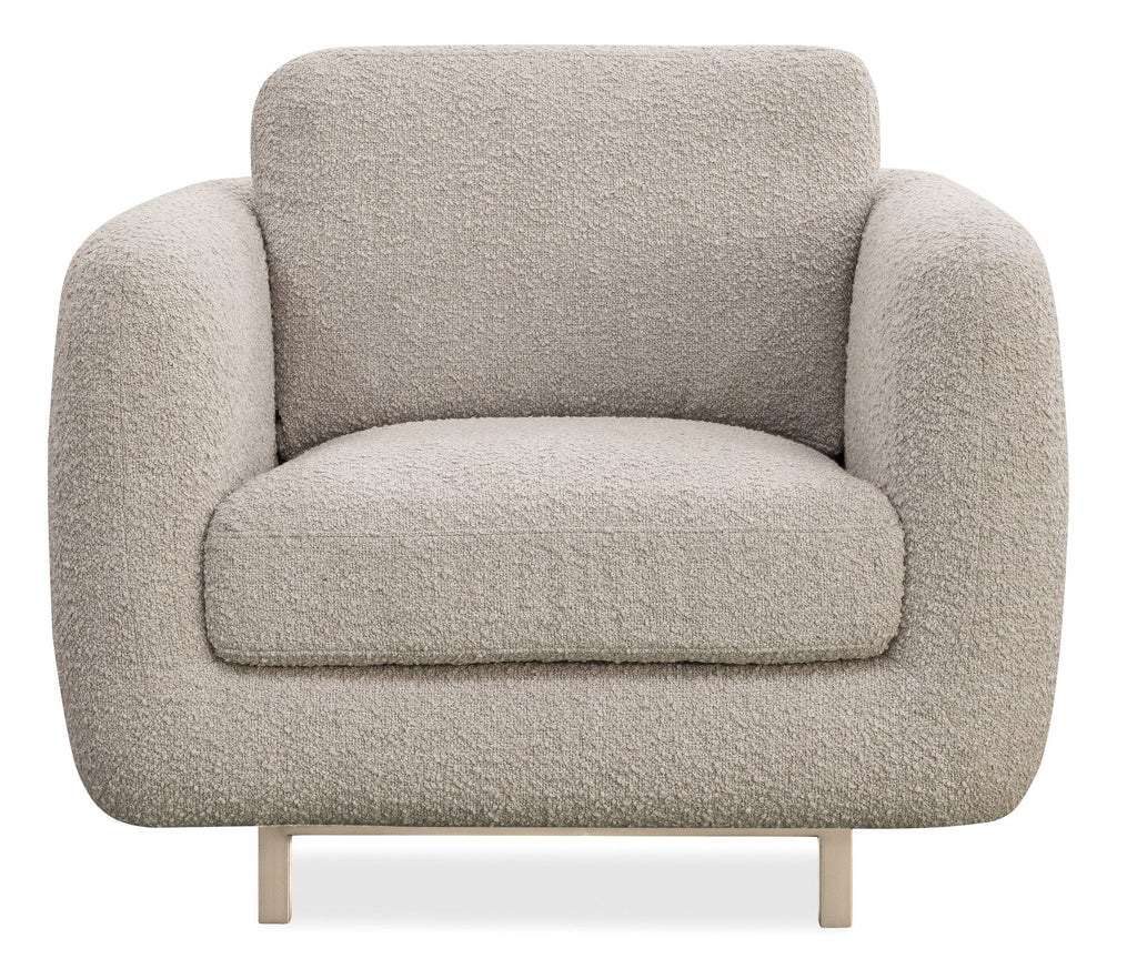 Dawson Hidden Swivel Accent Chair - Straight Silo
