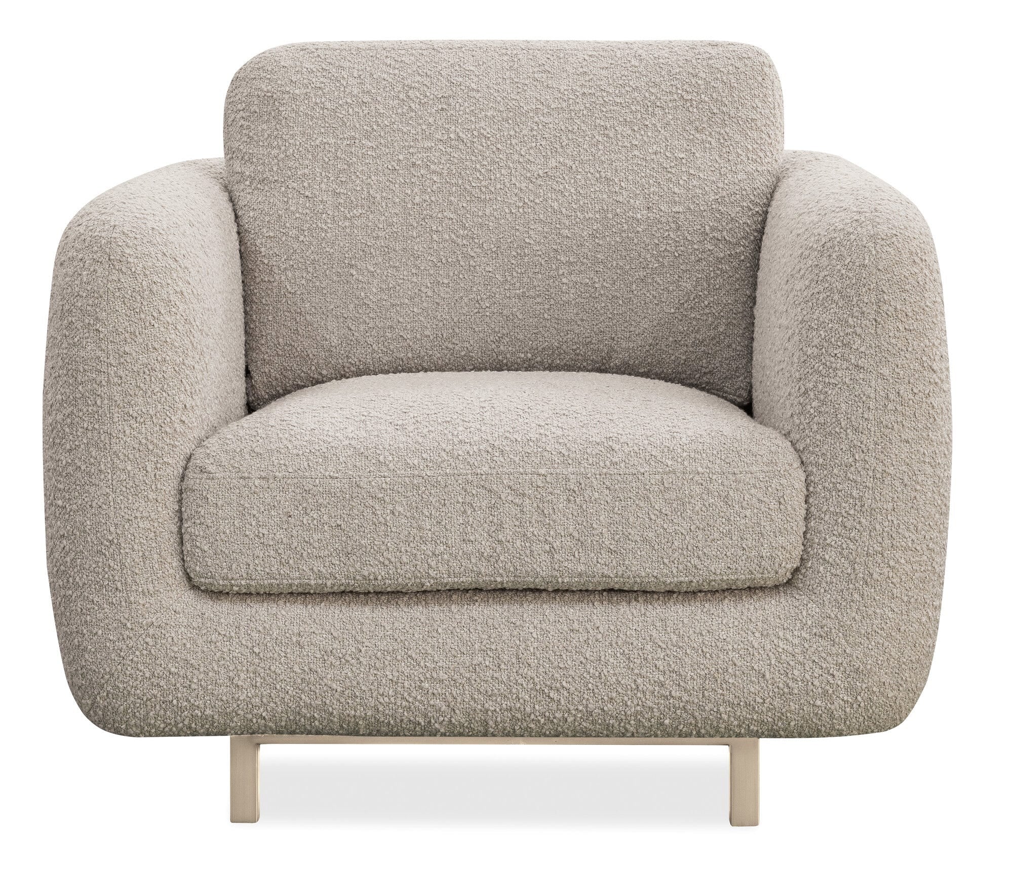 Dawson Hidden Swivel Accent Chair - Straight Silo