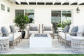 Dana End Table with Honed Carrara Marble Top