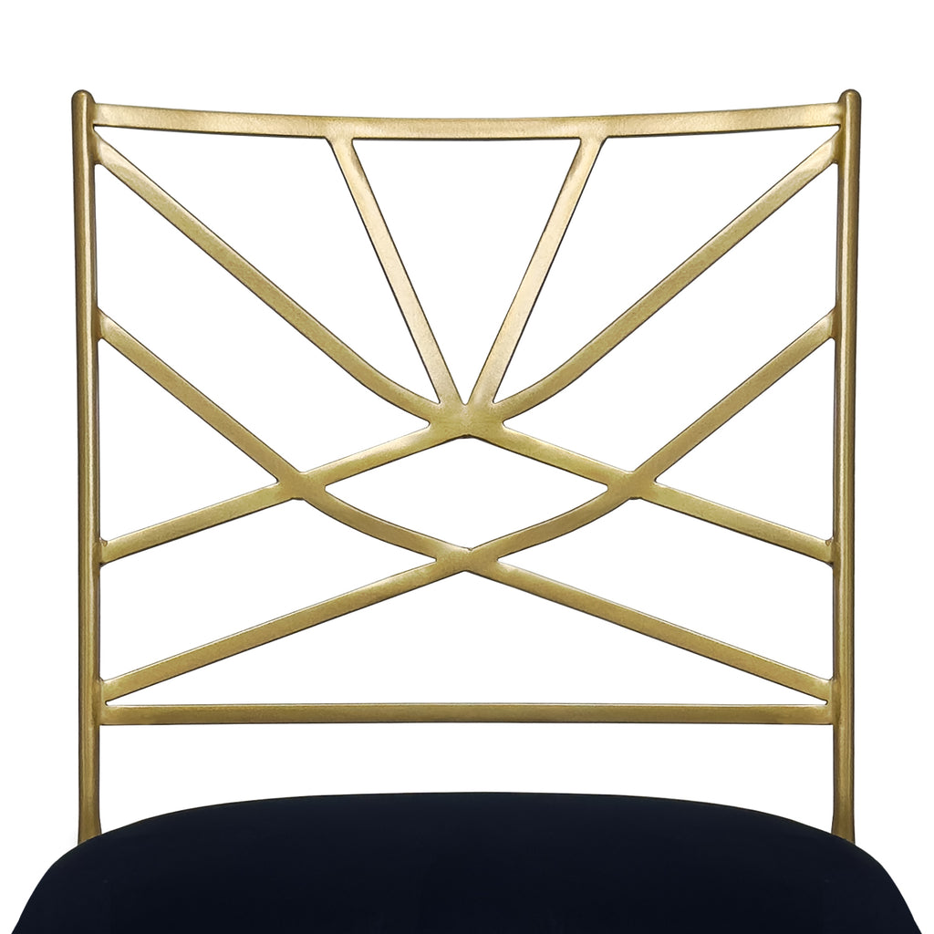 CLAIR B269H26XS OpaqueGold BlackVelvet closeup1