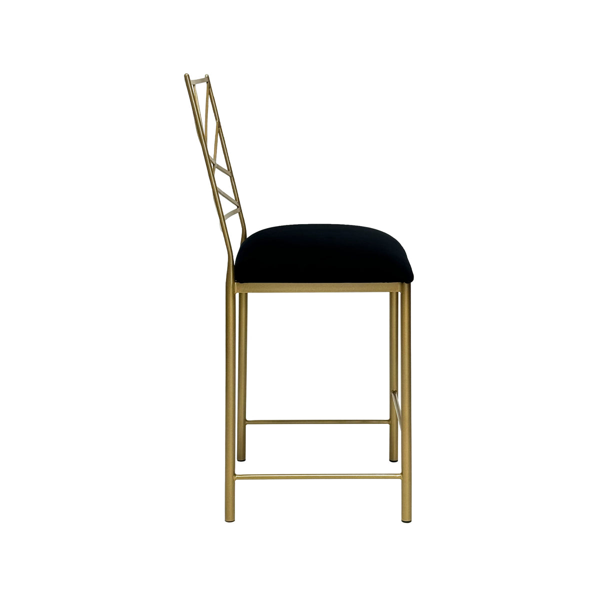 CLAIR B269H26XS OpaqueGold BlackVelvet side