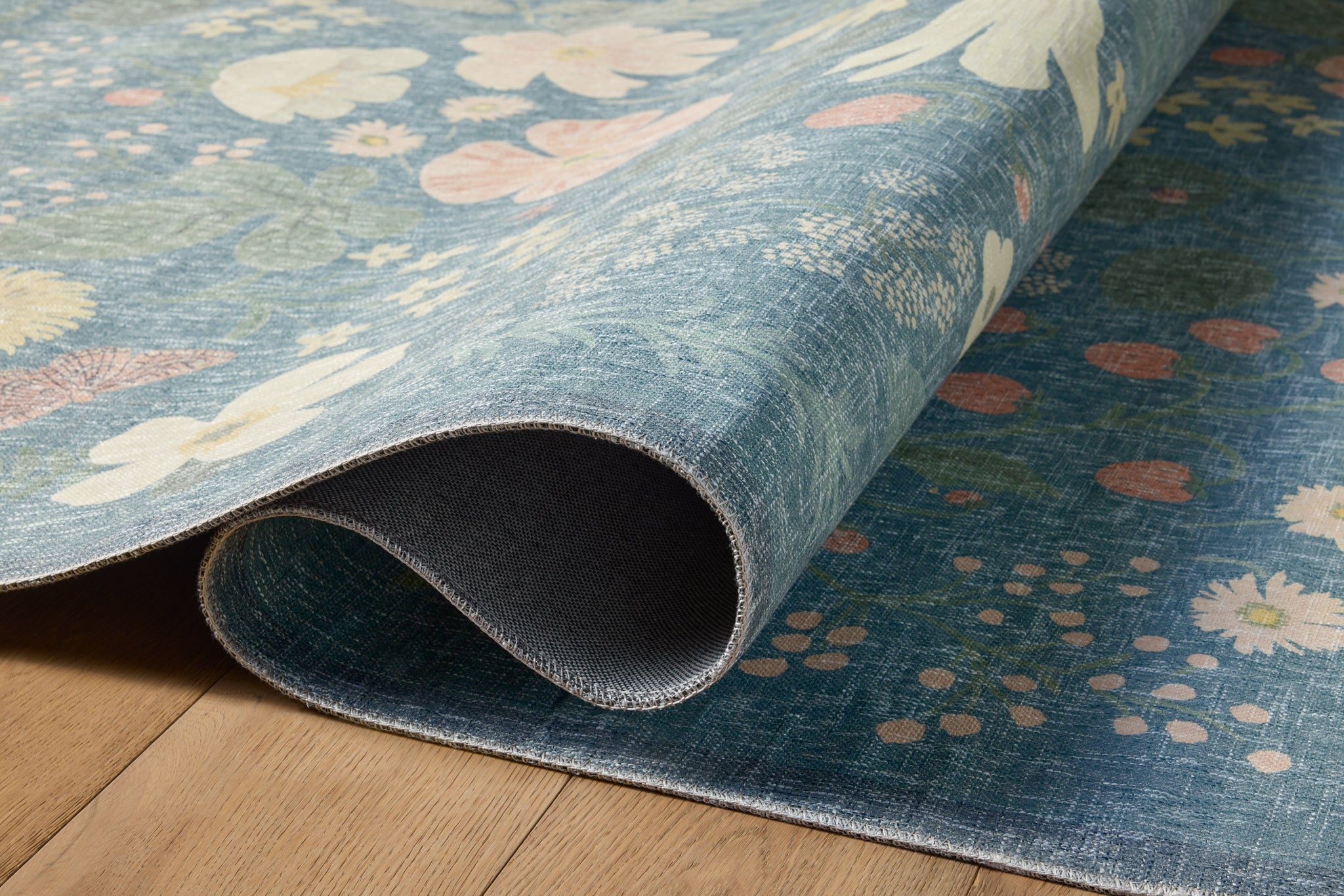 COT-01 RP STRAWBERRY FIELDS TEAL