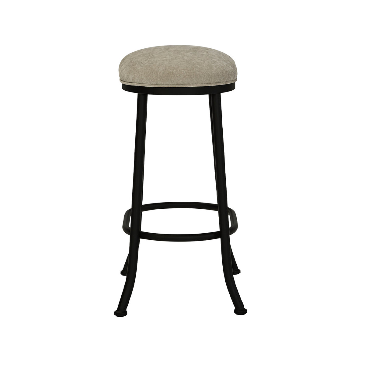 Canton B245H26XB MatteBlack finish SonomaSeagrey fabric side