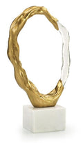 Metallic Ice Sculpture, Large Brass | Joh Richard - JRA-15617