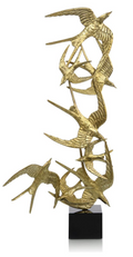 Swallows In Flight - Gold | John Richard - JRA-11791