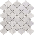 Roca Tile - Carrara Marble Lantern 12 x 12 Mosaic