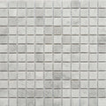 Roca Tile - Carrara Marble 1 x 1 Square 12 x 12 Mosaic
