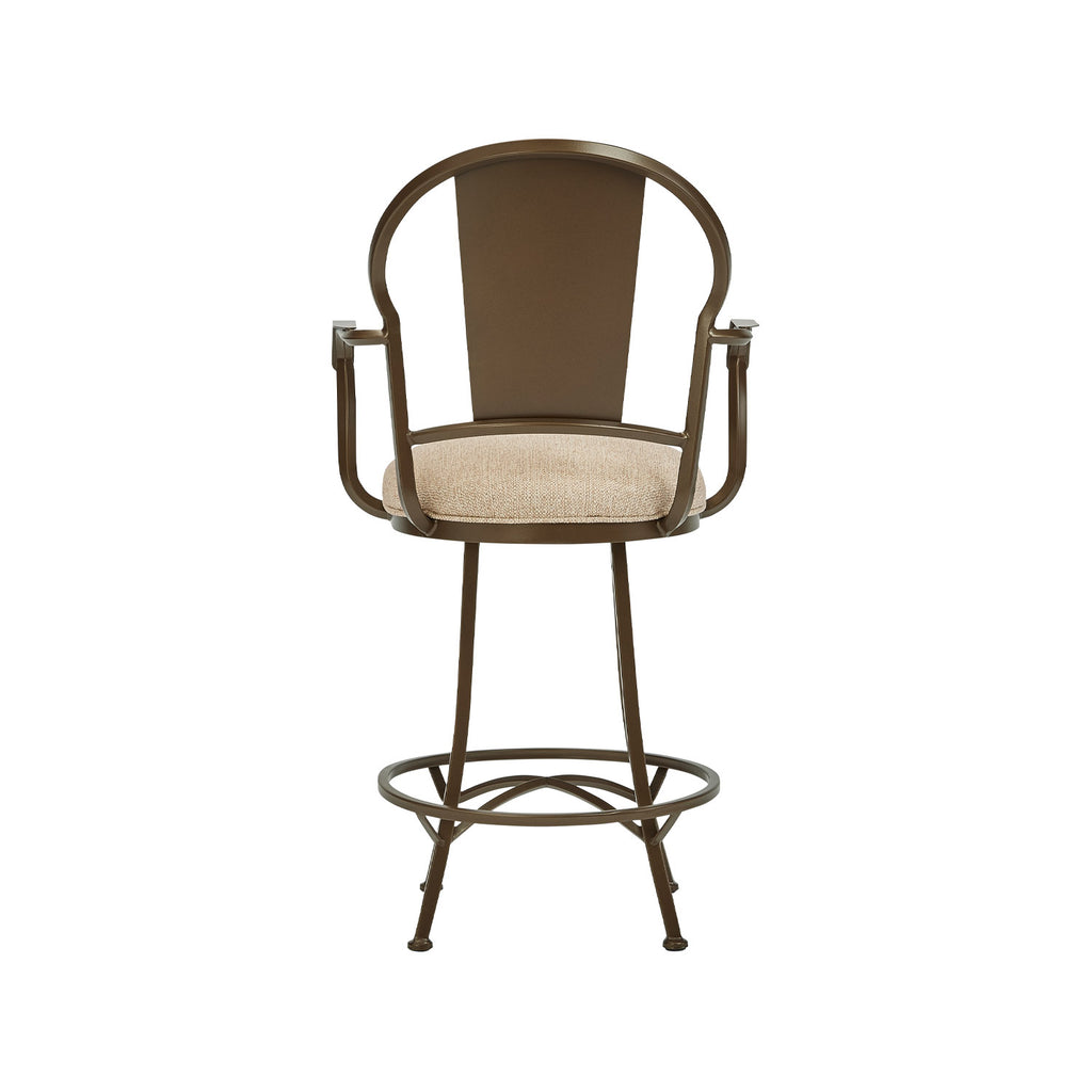 Cleveland B514H26AS Expresso finish SugarshackOatmeal fabric back