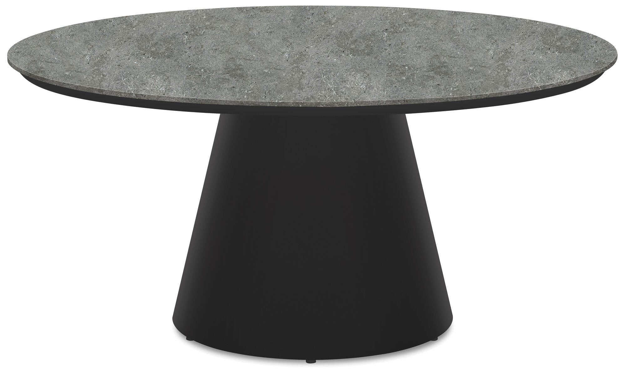 Graphite 62 in. Sintered Stone Round Dining