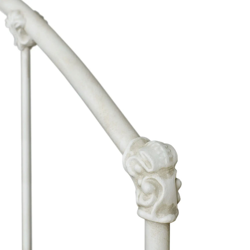 Coventry 7160 twin CB Rustic Ivory finish closeup