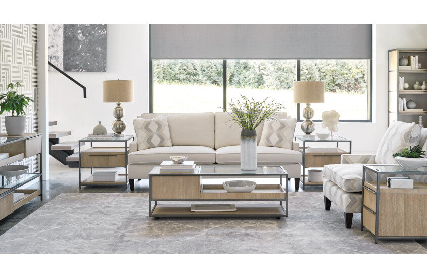 RECTANGULAR COFFEE TABLE W/CASTERS Room 1