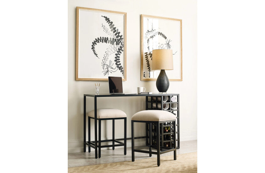 WINE CONSOLE TABLE W/2 STOOLS Room 2