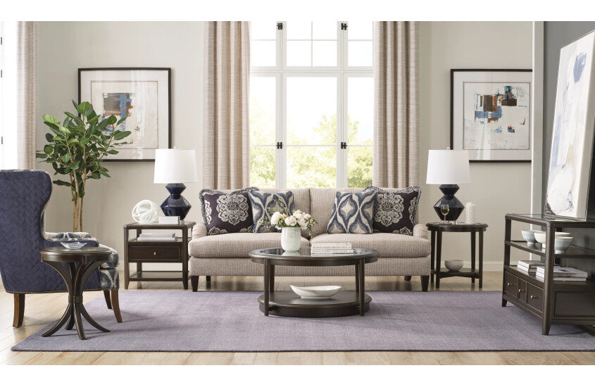 ROUND COFFEE TABLE W/CASTERS Room 1