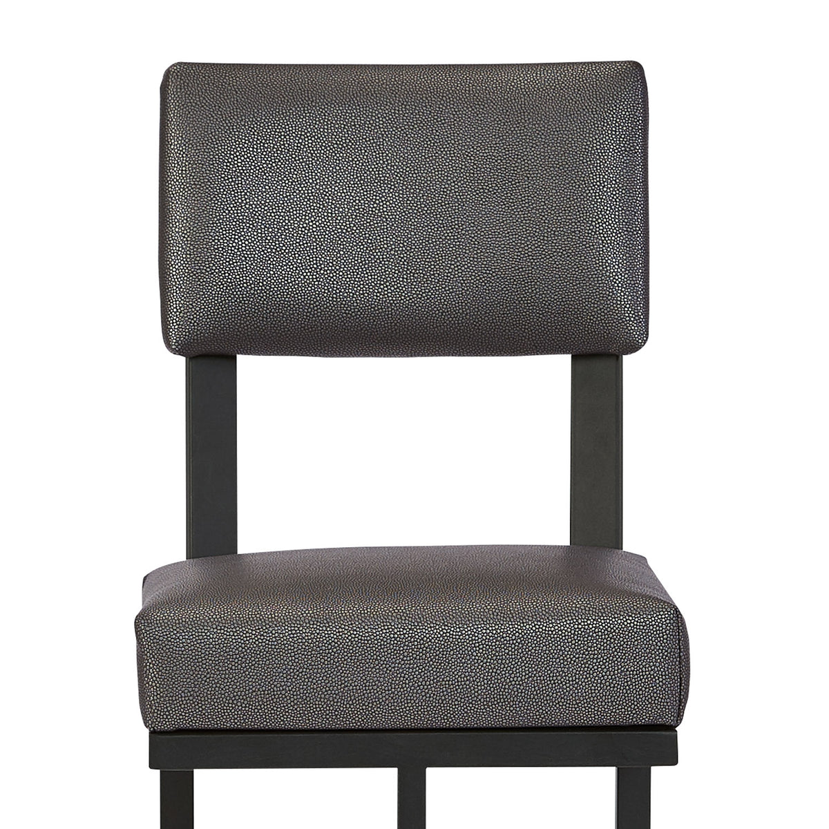 Dumas B236H26XS AgedIron finish HalyardPewter fabric closeup