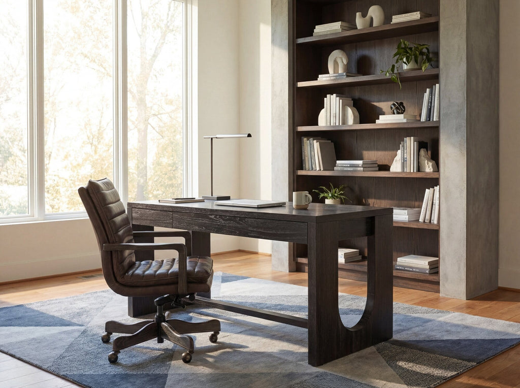 Langston Executive Swivel Tilt Chair Side View