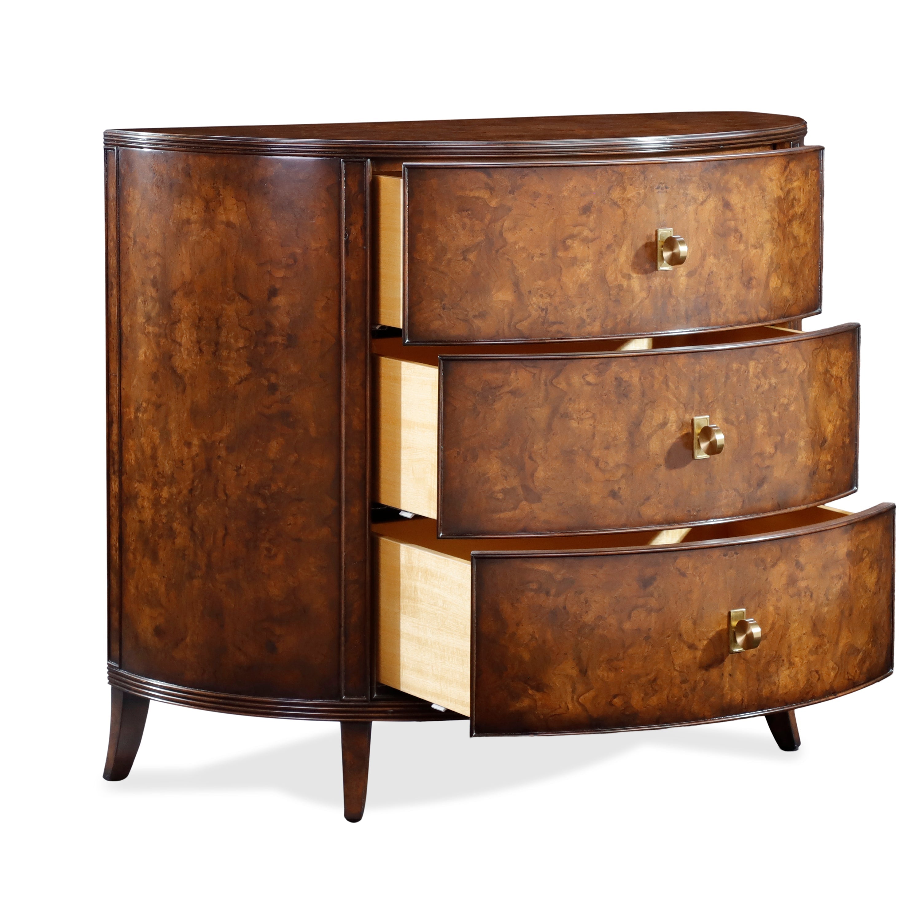 Sylvestre Three-Drawer Chest, Walnut | John Richard - EUR-01-0525
