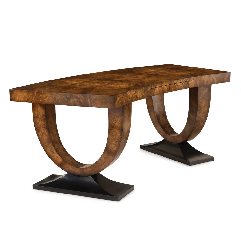 Curved Walnut Desk | John-Richard - EUR-02-0185