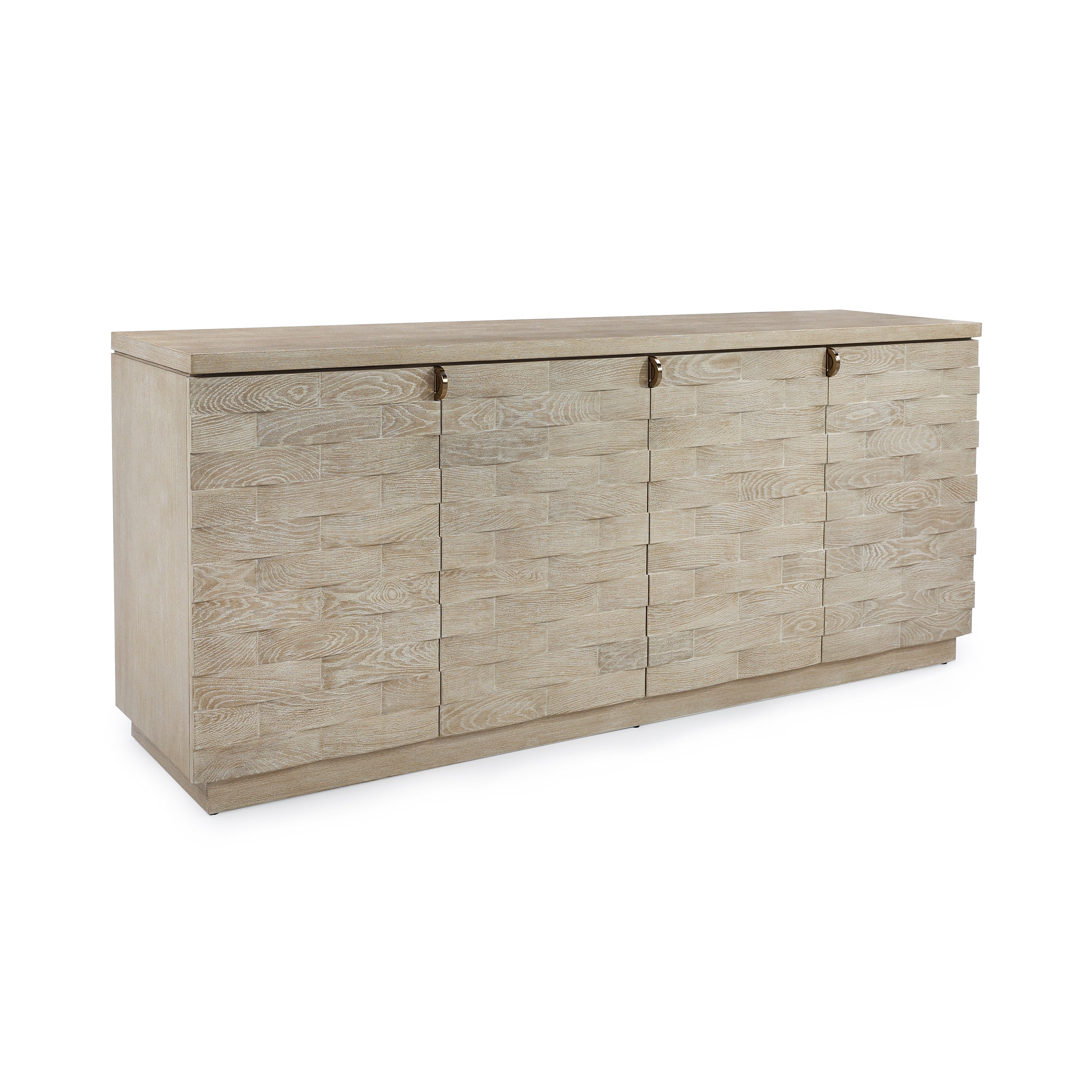 Tessere Four-Door Credenza, Limed | John Richard - EUR-04-0874