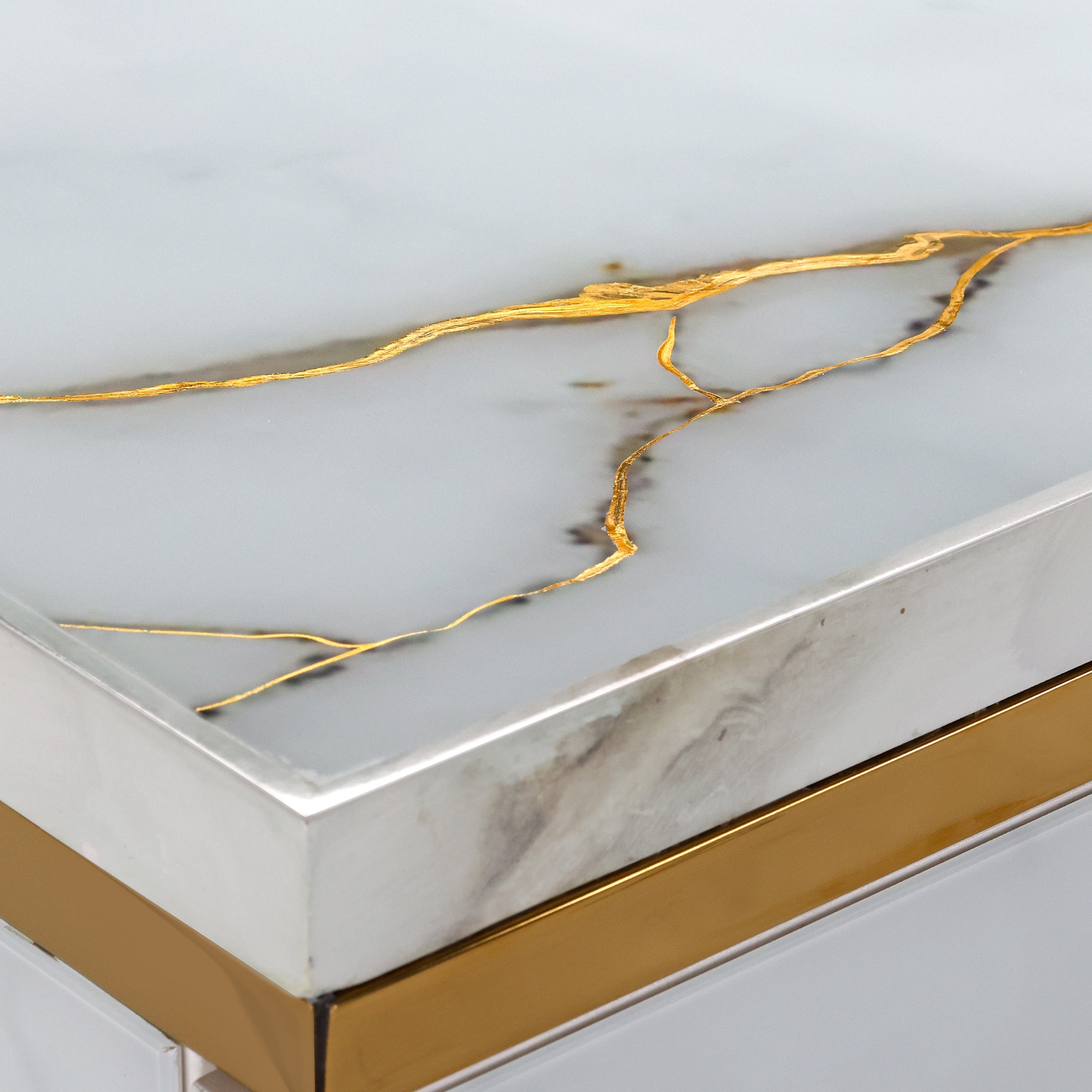 Marbled Four-Door Sideboard | John Richard - EUR-04-0900