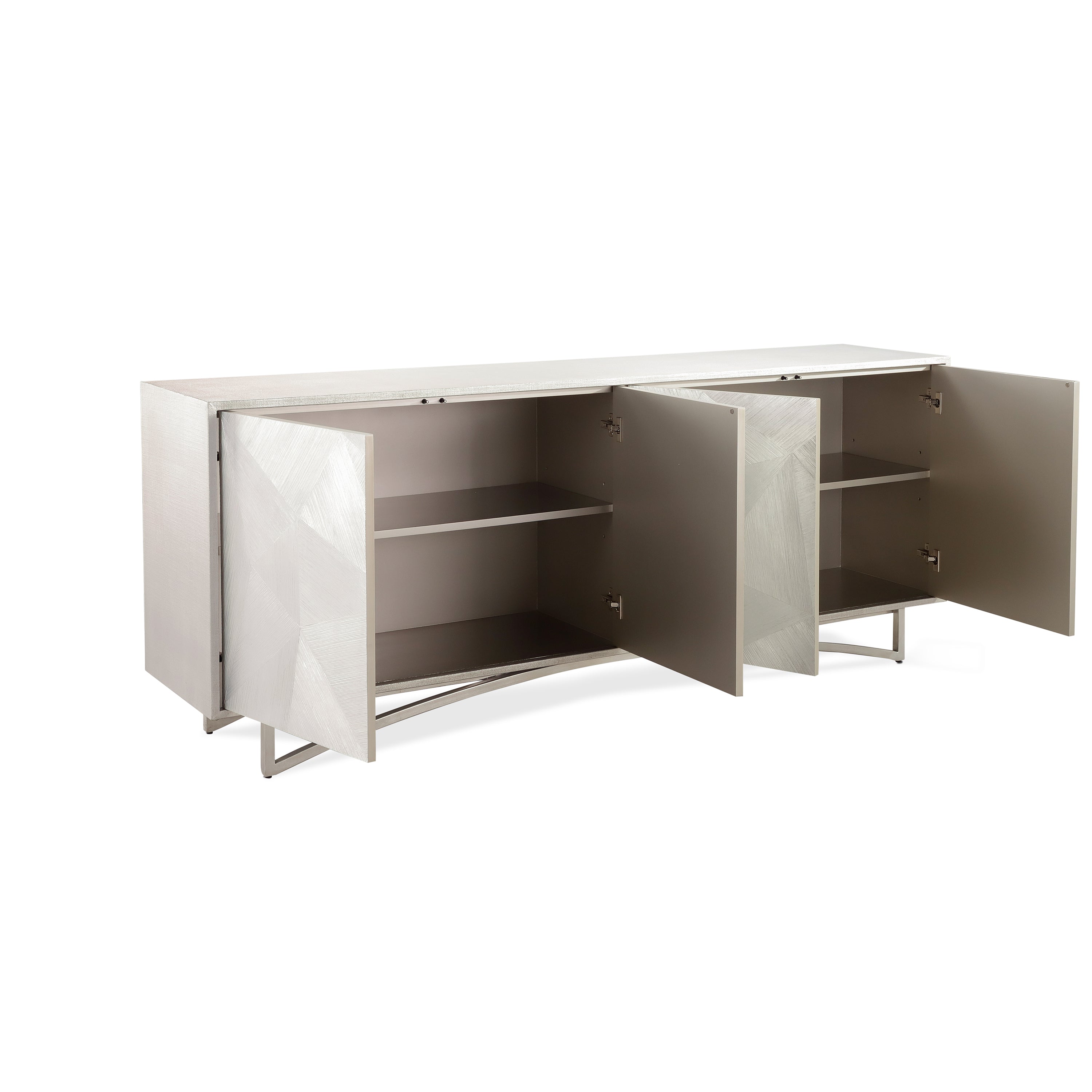 Vertex Four-Door Sideboard, Silver | John Richard - EUR-04-0935