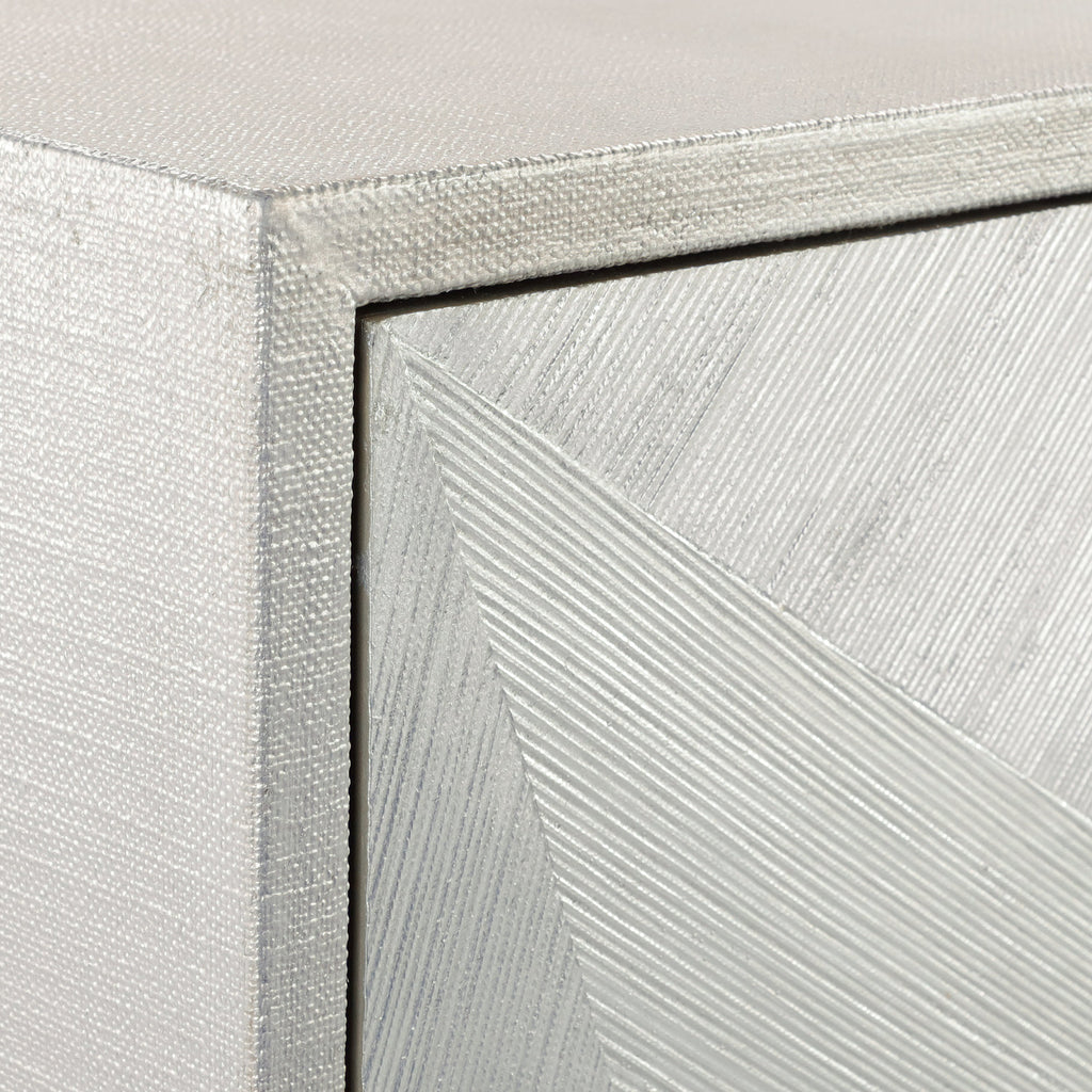 Vertex Four-Door Sideboard, Silver | John Richard - EUR-04-0935
