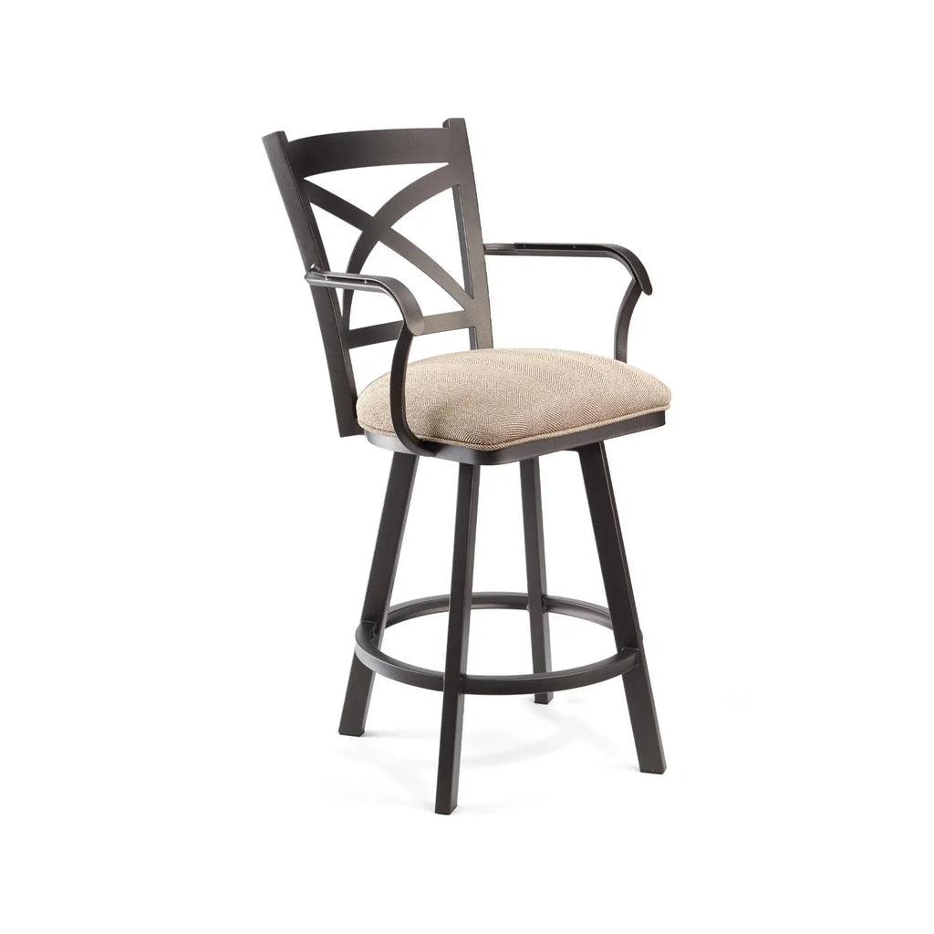Edmonton B513H26AS Pebblestone finish with Milan 82004 fabric