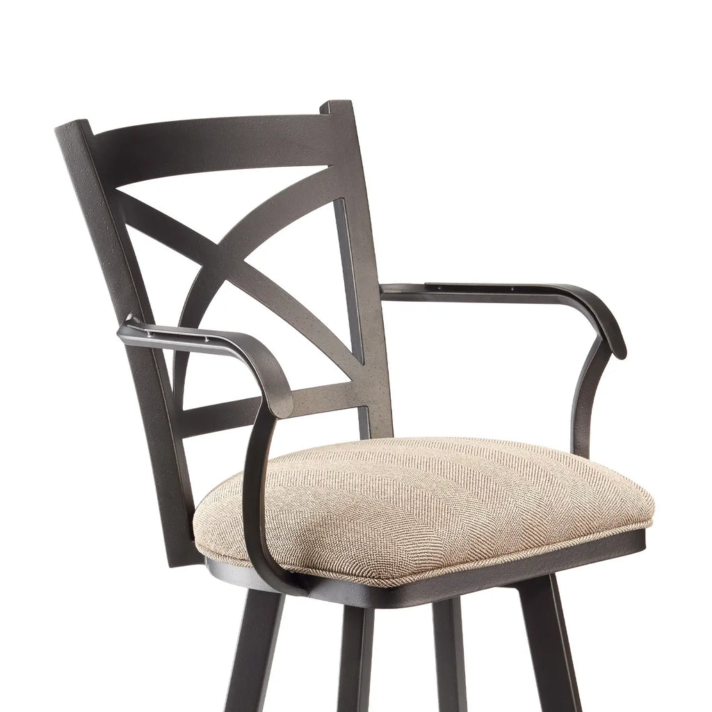 Edmonton B513H26AS in Pebblestone finish with Milan 82004 fabric.