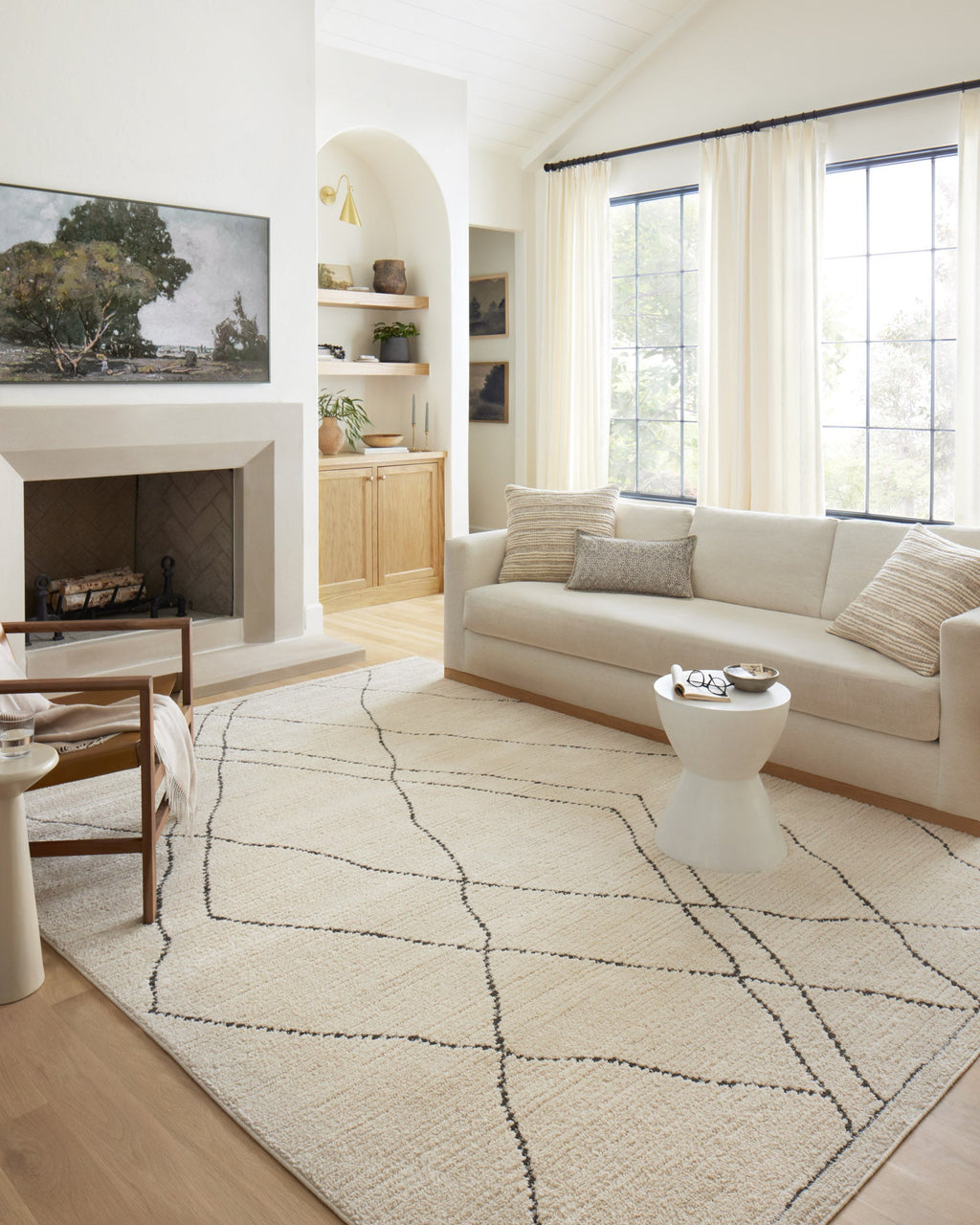 FAB-02 IVORY / CHARCOAL