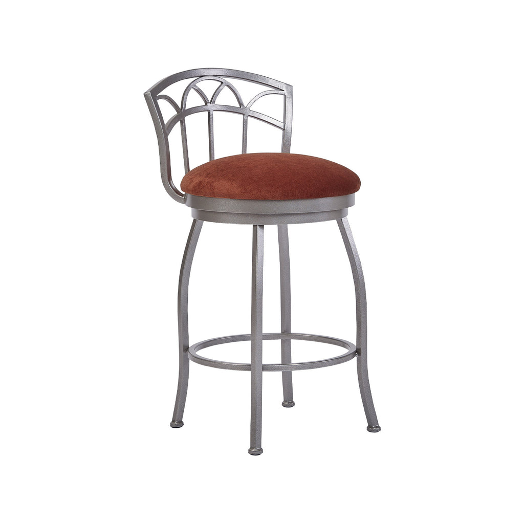 Fresno B506H26S SilverPalladium finish SonomaTerrecotta fabric angle