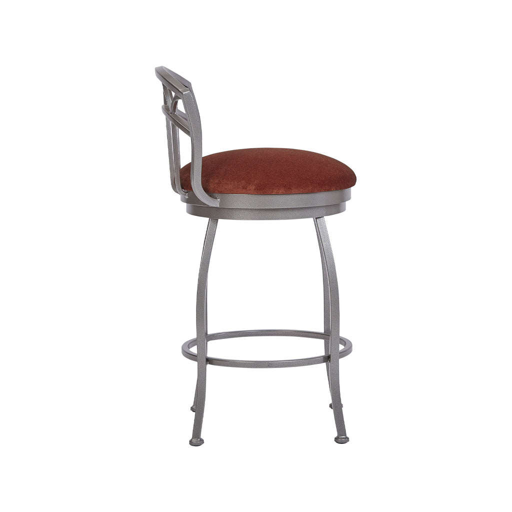 Fresno B506H26S SilverPalladium finish SonomaTerrecotta fabric side