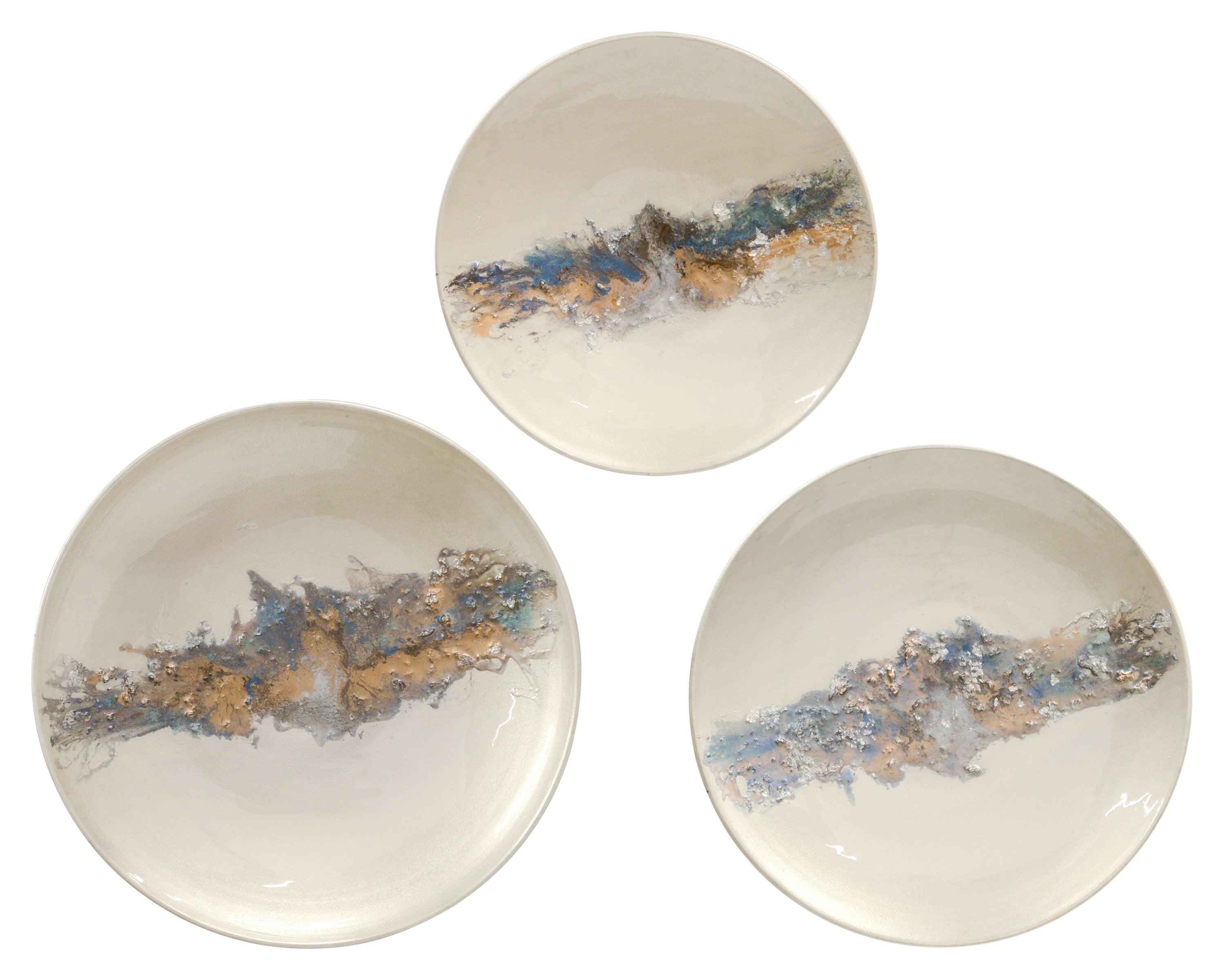 Azure Wall Art (Set of Three) | John Richard - GBG-2231S3