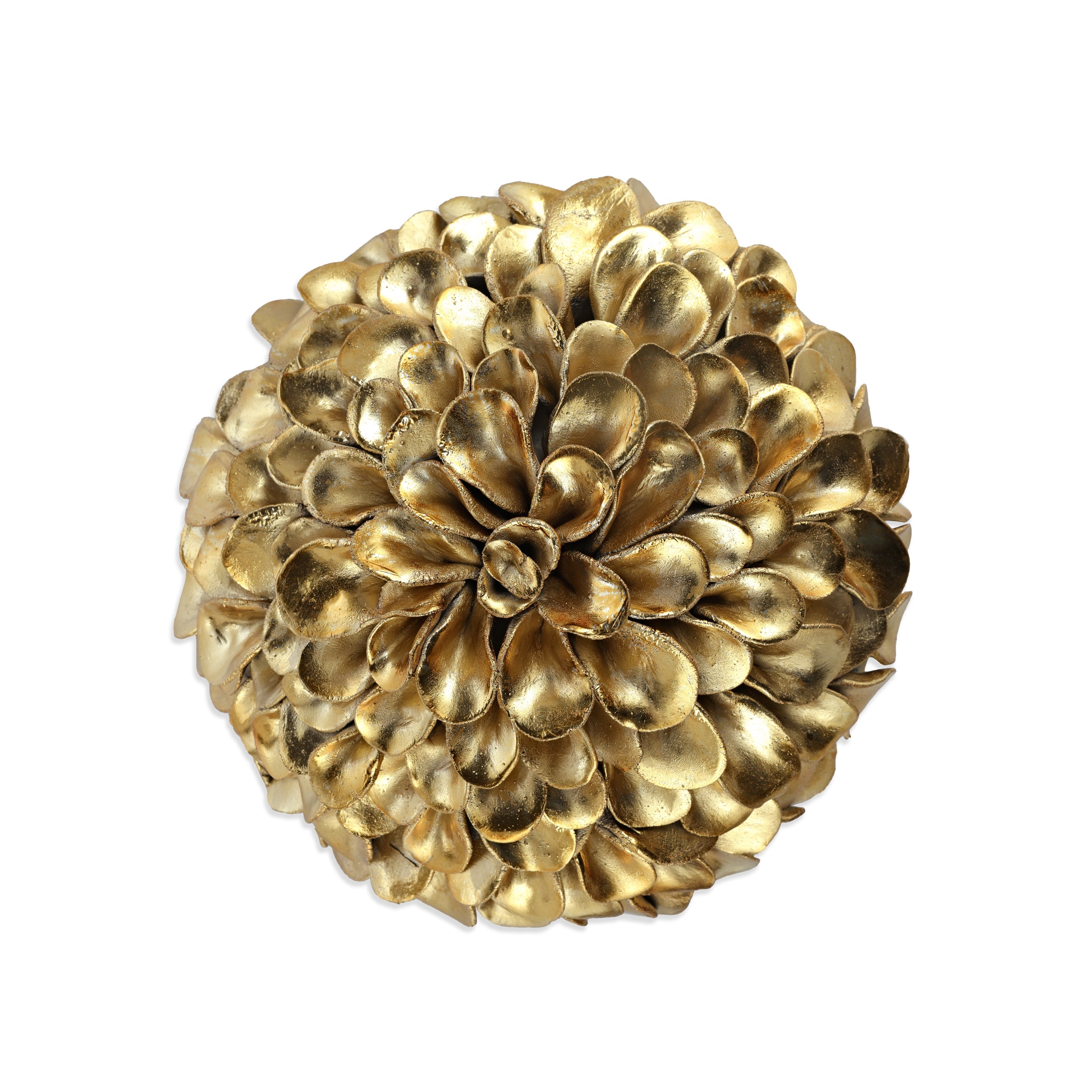 Button Flower Wall Art, Gold | John Richard - GBG-3196