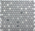 Roca Tile - Gray Granite Penny Round 12 x 12 Mosaic