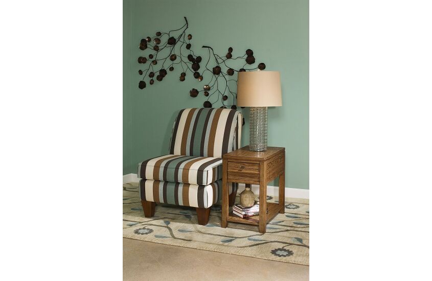 DOWNTOWN CHAIRSIDE TABLE-OAK Room 1