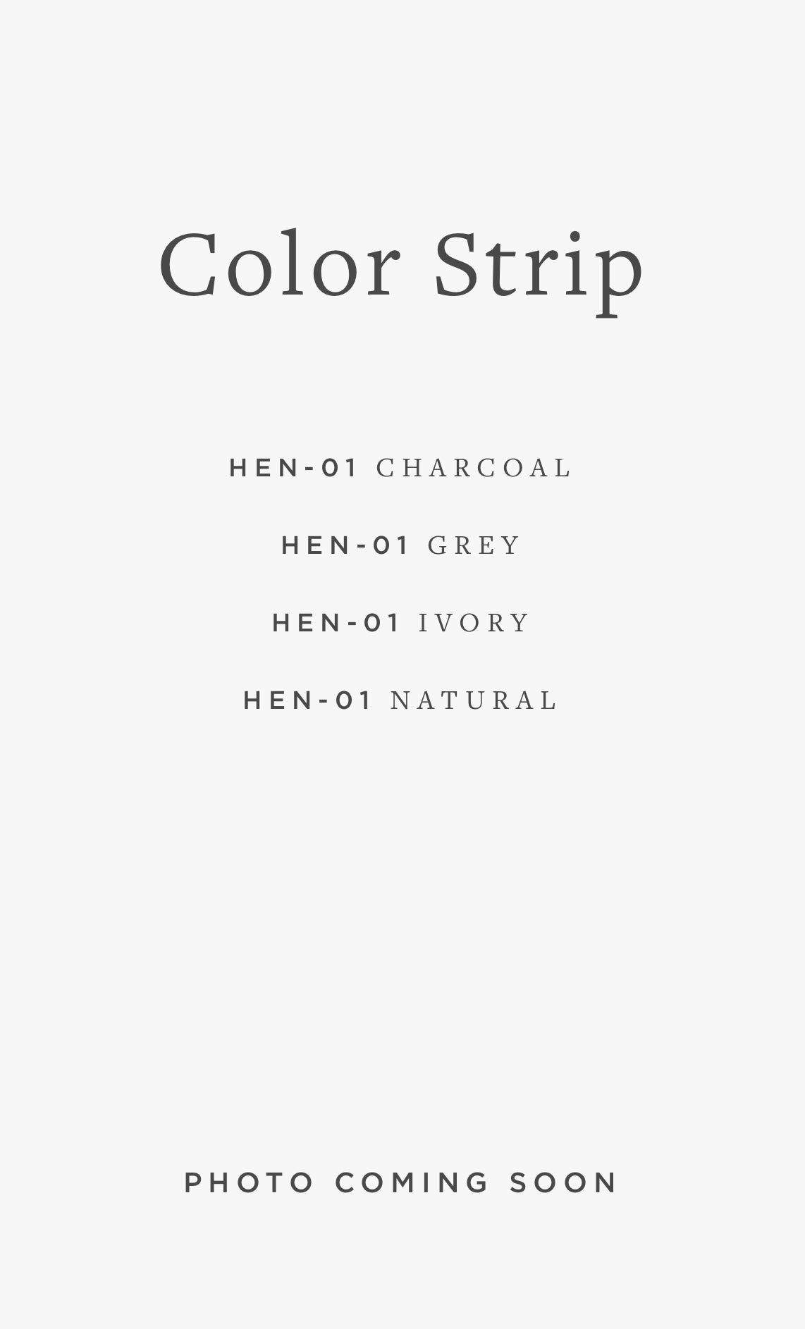 HEN-01 JS COLOR STRIP