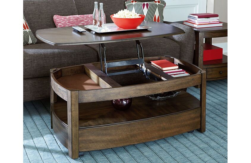 RECTANGULAR LIFT TOP COFFEE TABLE Room 2
