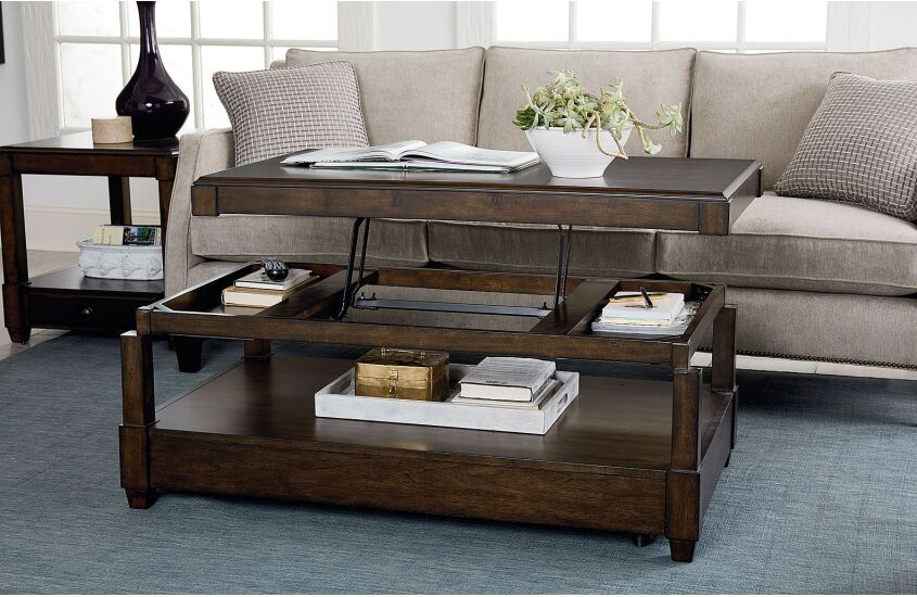 RECTANGULAR LIFT TOP COFFEE TABLE Room 2