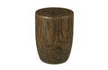OAK GRAIN DRUM END TABLE Primary