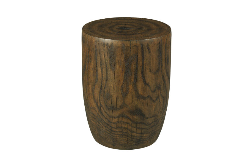 OAK GRAIN DRUM END TABLE Primary