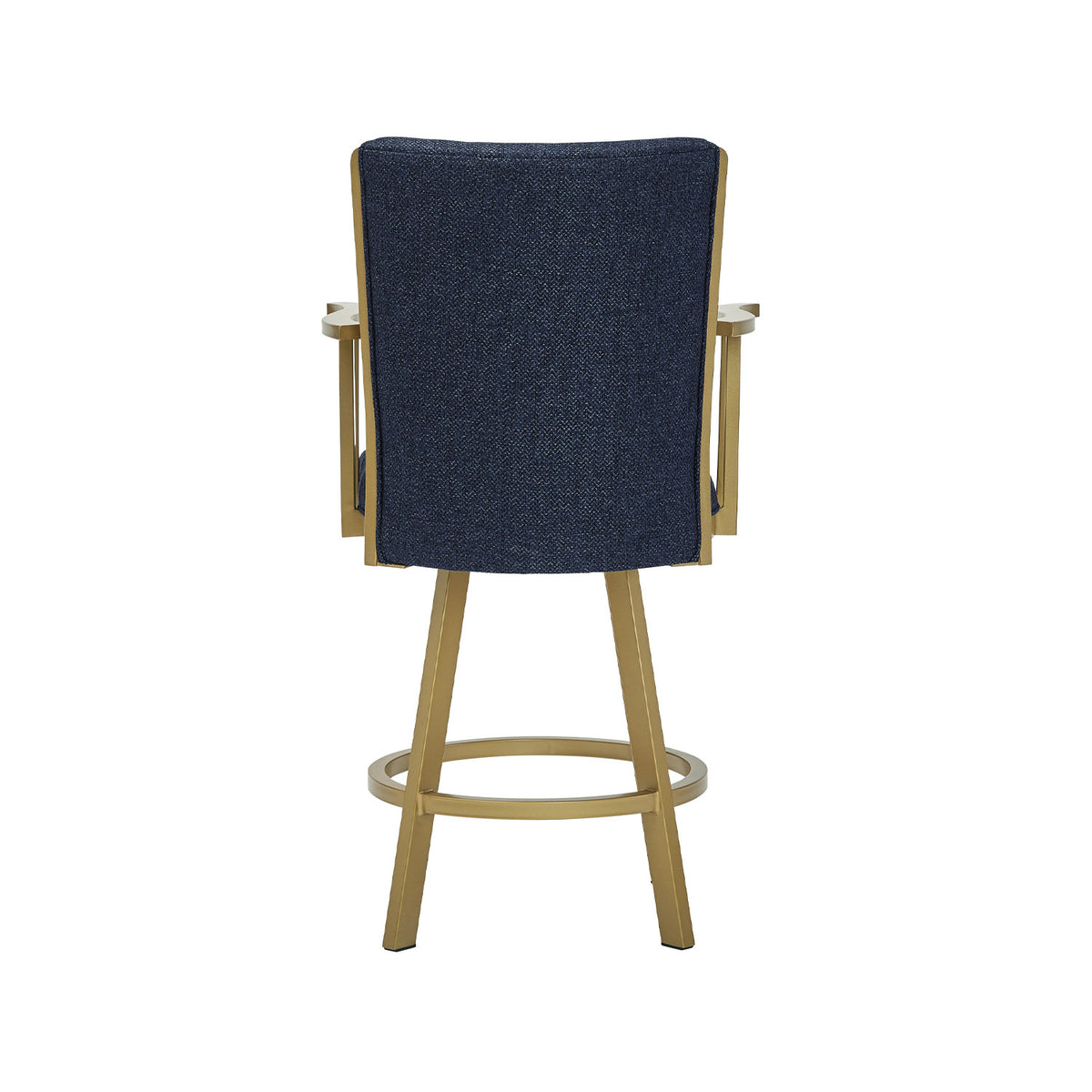 Humphrey B520H26AS OpaqueGold finish CharoMidnight fabric back