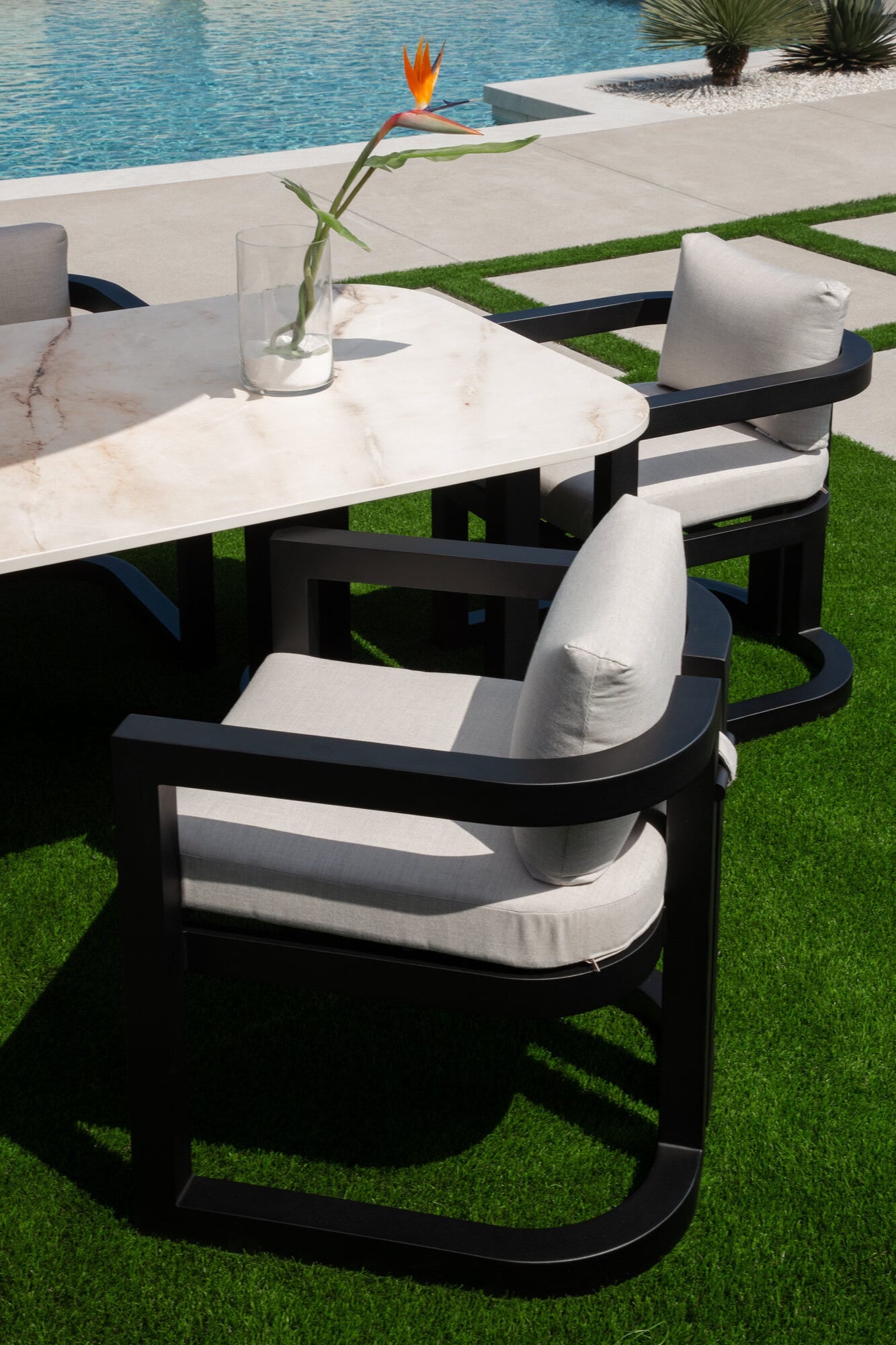 Malibu 96 in. Rectangular Dining Table