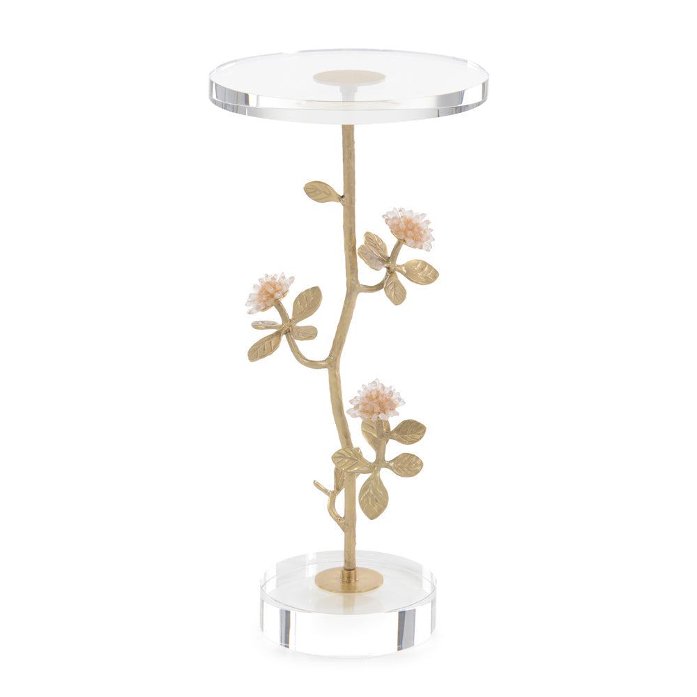 Stone, Quartz Crystal Martini Table | John-Richard - JFD-0201