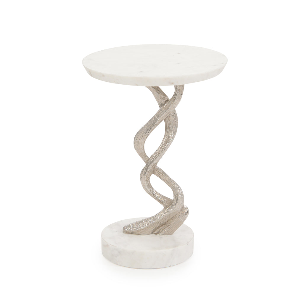 Windswept Silver Martini Table | John-Richard - JFD-0295